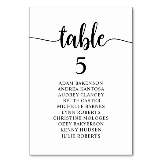 Numéro De Table Dîner mariage, Invités Rustiques Sièges Tableau Ta (Dos)