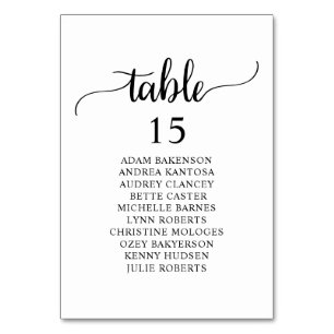 Numéro De Table Dîner mariage, Invités Rustiques Sièges Tableau Ta
