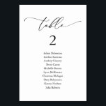 Numéro De Table Dîner mariage, Tableau des places modernes N<br><div class="desc">Dîner mariage Table de table d'hôtes Carte,  Moderne Classy romantique thème Personnaliser le texte et / ou retirer et remplir avec votre thème de la fête de mariage.</div>