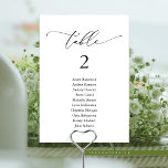 Numéro De Table Dîner mariage, Tableau des places modernes N<br><div class="desc">Dîner mariage Table de table d'hôtes Carte,  Moderne Classy romantique thème Personnaliser le texte et / ou retirer et remplir avec votre thème de la fête de mariage.</div>