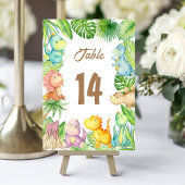 Numéro De Table Dinosaur Baby