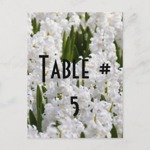 Numéro de table d'invité