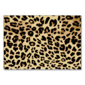 Numéro De Table Diplôme de fille de bijoux Leopard noir personnali (Dos)