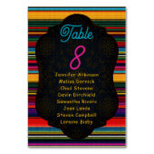 Numéro De Table Disposition de sièges de mariage avec des fleurs m (Dos)