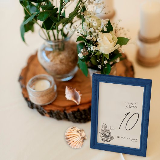 Numéro De Table Disposition de sièges simple pour un mariage sur u