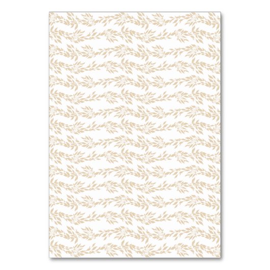 Numéro De Table do-it-yourself Classic Monogram Gold Crest (Dos)