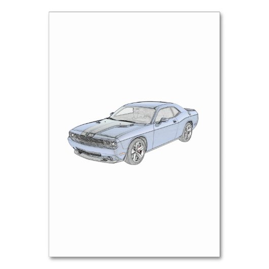 Numéro De Table Dodge Challenger (Par défaut)