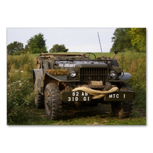 Numéro De Table Dodge WC 57 (Devant)