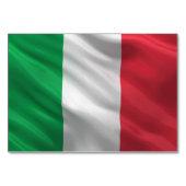 Numéro De Table Drapeau de l'Italie (Dos)