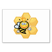 Numéro De Table Drôle Miel Bee (Dos)