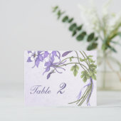 Numéro de table du bouquet de colonne (carte posta (Debout devant)