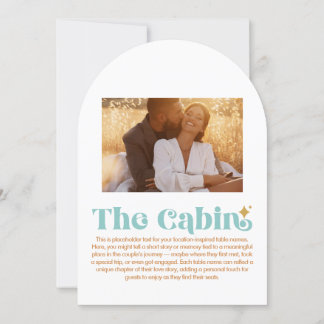 Numéro de table du Cabine