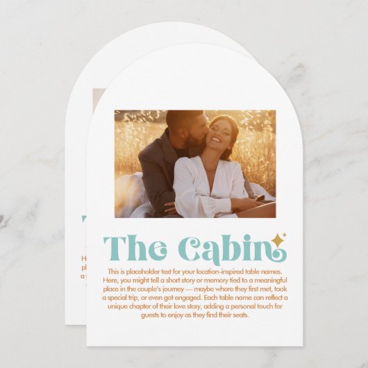 Numéro de table du Cabine (Devant / Derrière)