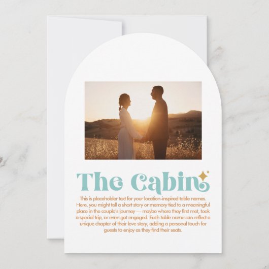 Numéro de table du Cabine (Dos)