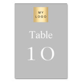 Numéro de table du logo de l'entreprise blanche en (Par défaut)