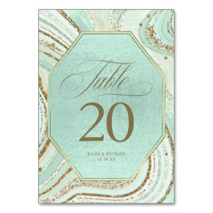 Numéro de table du Mariage d'agent Abstrait ID827