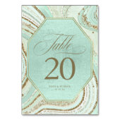 Numéro de table du Mariage d'agent Abstrait ID827 (Dos)