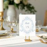 Numéro de table du Mariage de crête florale classi<br><div class="desc">c</div>