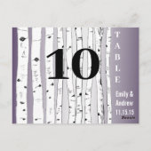 Numéro de table du Mariage de la feuille de lectur (Dos)