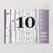 Numéro de table du Mariage de la feuille de lectur (Devant)