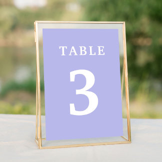 Numéro de table du Mariage de lavande