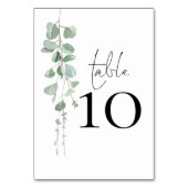 Numéro de table du Mariage de script Eucalyptus (Par défaut)