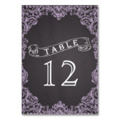 Numéro de table du mariage du cadre et du tableau (Dos)