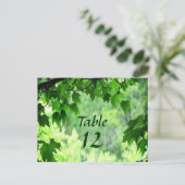 Numéro de table du Mariage feuillet (Debout devant)