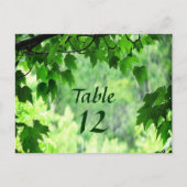 Numéro de table du Mariage feuillet (Devant)