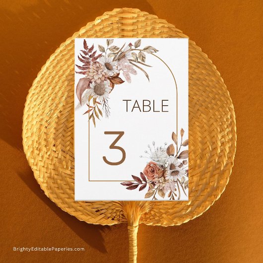 Numéro de table du Mariage photo de script simple 