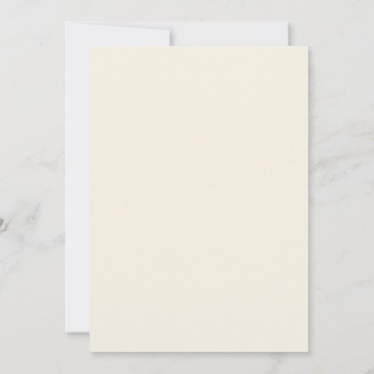 Numéro de table du Mariage vert rétro manuscrit (Dos)