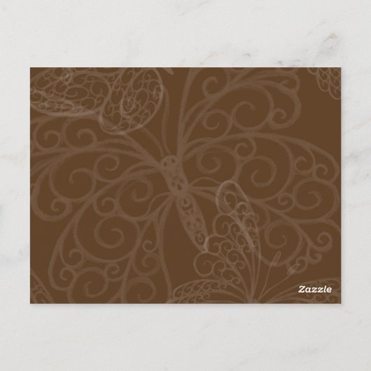 Numéro de table du papillon de fibres (marron) (Dos)