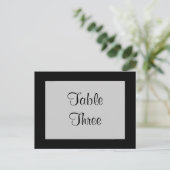 Numéro de table du papillon de la filière (noir) (Debout devant)