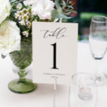 Numéro de table du script de calligraphie Mariage<br><div class="desc">Numéros de table de Mariage de luxe : Ces numéros de table de mariage disposent de calligraphie élégante pour un look luxueux. Modifiez vos noms et votre date de mariage ou d'événement en bas. Ce que vous changez d'un côté change automatiquement de l'autre.</div>