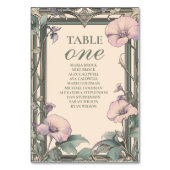 Numéro De Table Dusty Lavender Frame mariage (Par défaut)