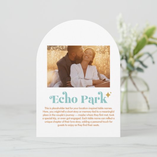 Numéro de table Echo Park (Debout devant)