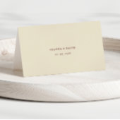 Numéro De Table Editable Guest Name Burgundy Wedding Place Card