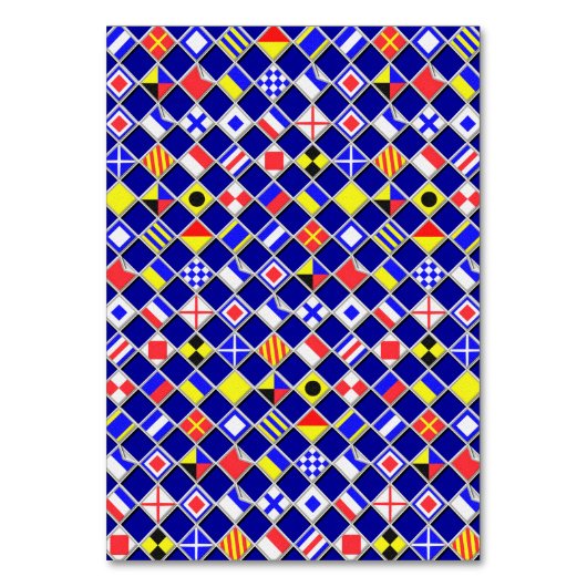 Numéro De Table Effet 3D À damiers Motif de carreaux de drapeau na (Par défaut)