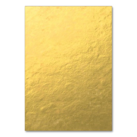 Numéro De Table Effet Faux Gold Foil imprimé (Par défaut)