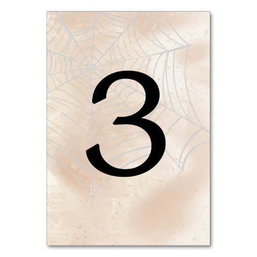 Numéro De Table Éffrayant Petit Couple Tableau Numéro 3 (Dos)