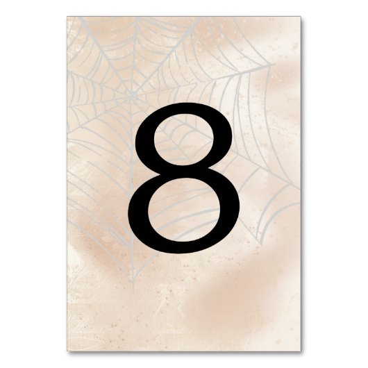Numéro De Table Éffrayant Petit Couple Tableau Numéro 8 (Dos)