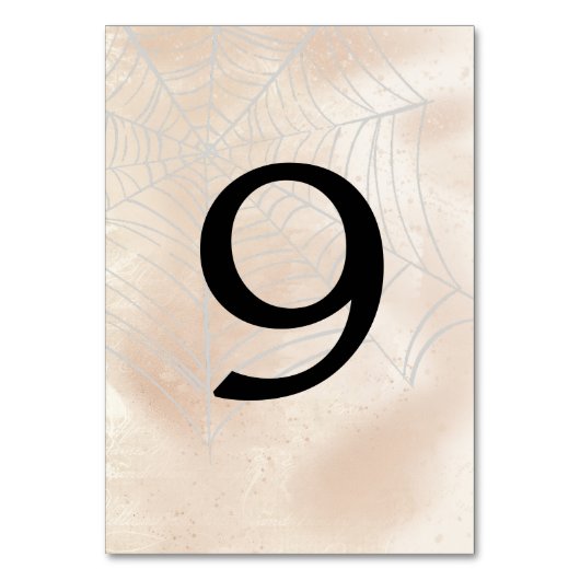 Numéro De Table Éffrayant Petit Couple Tableau Numéro 9 (Dos)