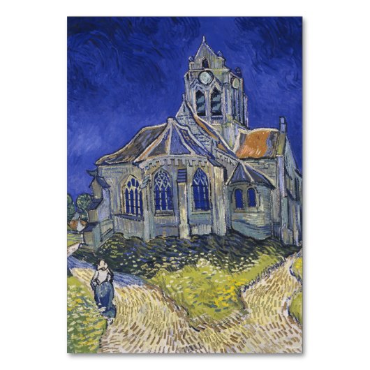 Numéro De Table Église à Auvers-sur-Oise par Vincent Van Gogh (Dos)