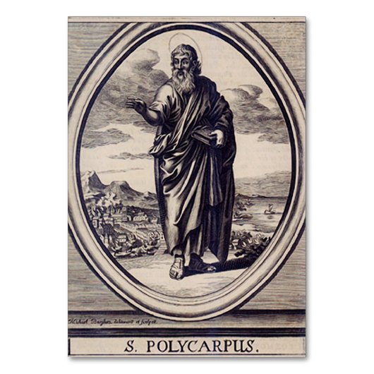 Numéro De Table Église apostolique Saint-Polycarpe Art graphique d (Par défaut)