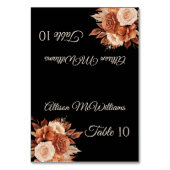 Numéro De Table Elégance de l'automne (Par défaut)