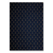 Numéro De Table Elégant Bleu Indien traditionnel Mariage de design (Dos)