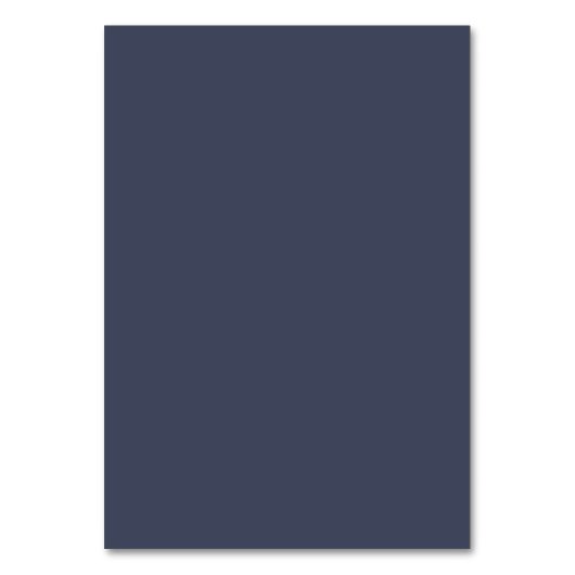 Numéro De Table Elégant Blush Bow Chic Slate Blue (Dos)