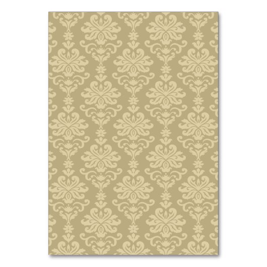 Numéro De Table Élégant Blush Gold Calligraphie Mariage Monogramme (Dos)