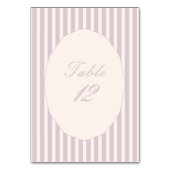 Numéro De Table Elégant Blush rose Calligraphie Mariage Anniversai (Dos)