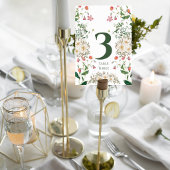Numéro De Table Elegant Botanical Wedding Table Number
